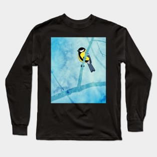 Great Tit (Parus major) Long Sleeve T-Shirt